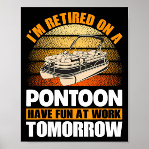 Poster Pontoon Queen Pontoon Boat Seats Reformado Pontoon