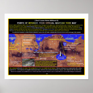 Poster Pontos de Interesse Marte