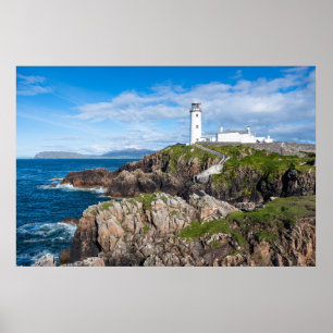 Poster Pontos de vista do farol de Fanad Head Irlanda