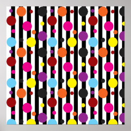 Poster Pontos E Stripes
