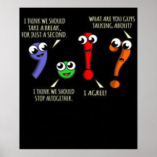 Poster Pontuação Marca Estudante de Professores de Lín