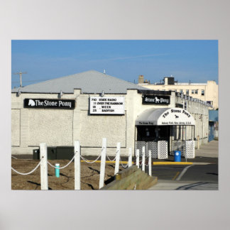 Poster Pony Pedra Pedra em Asbury Park NJ