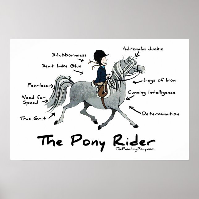 Pôster Pony Rider (Frente)