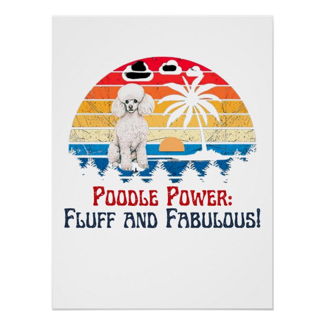 Pôster Poodle (Frente)