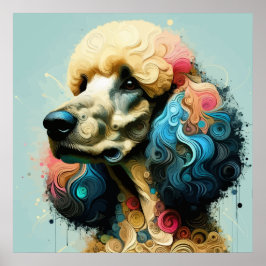 Poster Poodle do Planejador