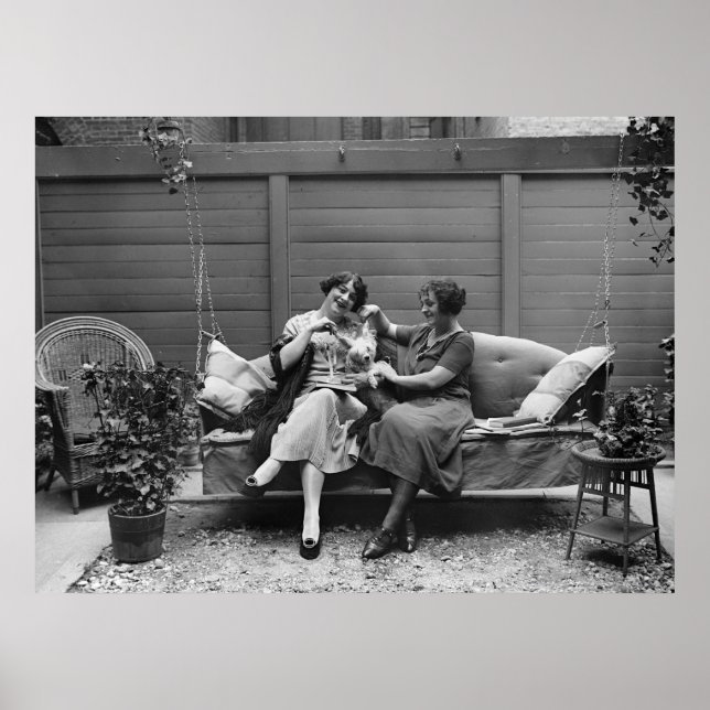 Pôster Poodle Playtime, 1920 (Frente)