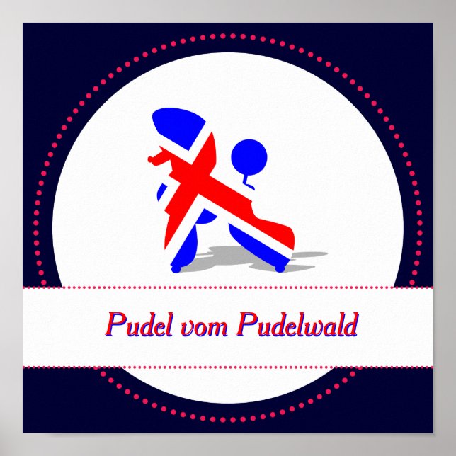 Pôster Poodles Patrióticos (Frente)