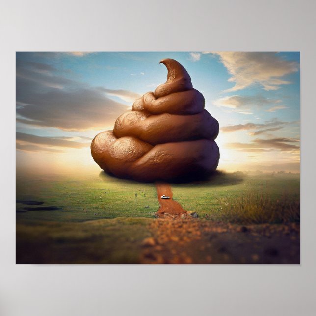 Poster Poop Road Digital Art (Frente)