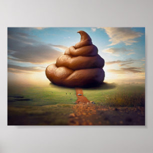 Poster Poop Road Digital Art