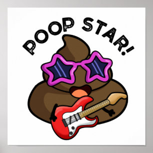 Poster Poop Star Funny Pop Star