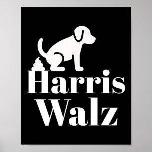 Poster Pooping On Harris Wheimer Engraçado Político