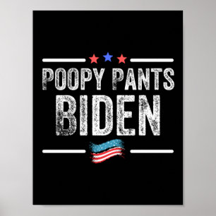 Poster Poopy Pants Biden