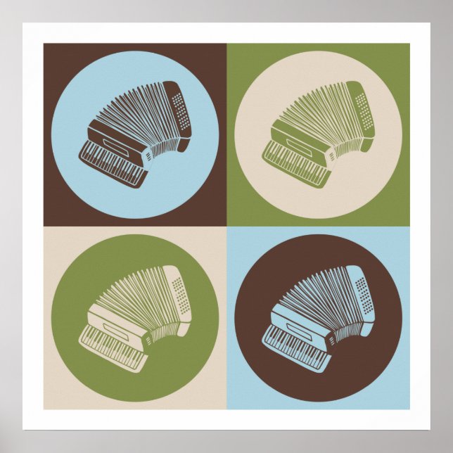 Poster Pop Art Accordion (Frente)