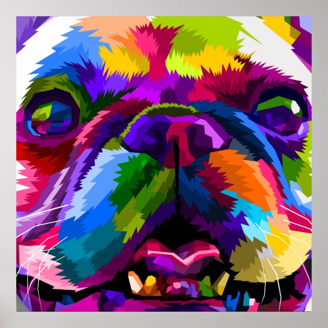 Poster Pop-Art Animal (Frente)