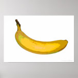 Pôster Pop Art Banana Print<br><div class="desc">Photograph of a banana editied to produce a pop art effect</div>