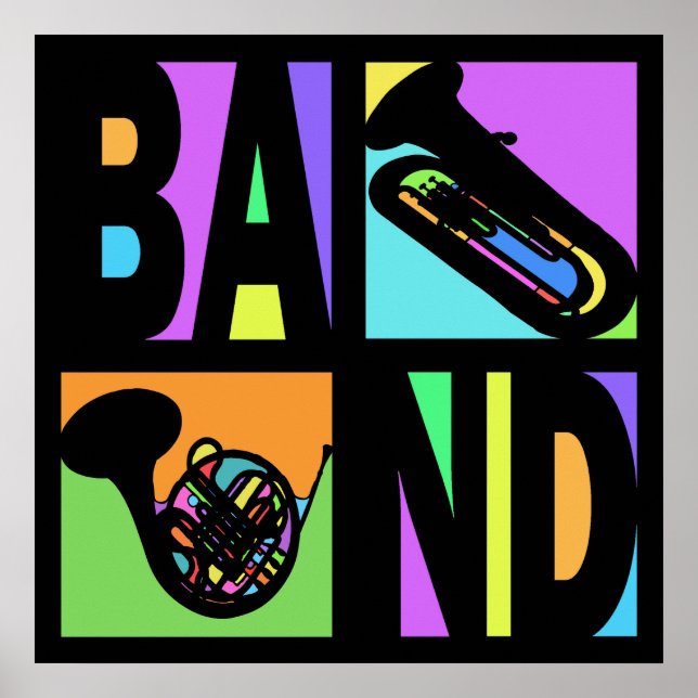 POSTER POP ART BANDA (Frente)