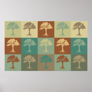 Poster Pop art da ciência ambiental