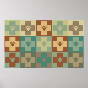 Poster Pop art da medicina veterinária