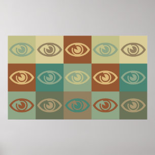 Poster Pop art da optometria