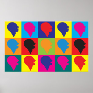 Pôster Pop art da terapia da fala
