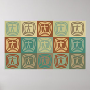 Pôster Pop art da terapia ocupacional