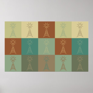 Pôster Pop art de rádio amador