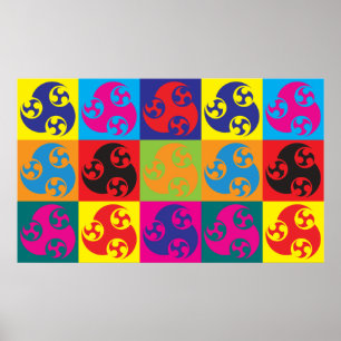 Poster Pop art do Anime