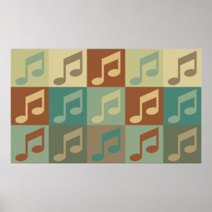 Pôster Pop art do canto