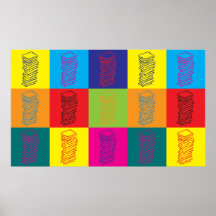 Pôster Pop art dos impostos