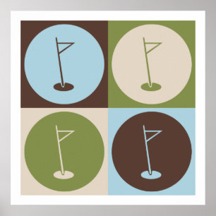 Pôster Pop Art Golf