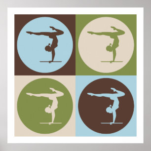 Pôster Pop Art Gymnastics