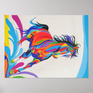 Pôster Pop Art Horse