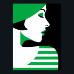 Poster Pop Art Inspirou Mulher da Moda 10<br><div class="desc">Pop Art Inspirou Mulher da Moda</div>