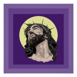 Pôster Pop Art Jesus Christ Glossy Poster - Cuadro Cristo