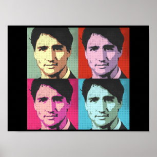 Poster Pop art Justin Trudeau - sem redução - .png