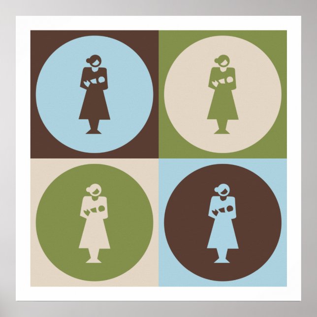 Pôster Pop Art Midwifery (Frente)