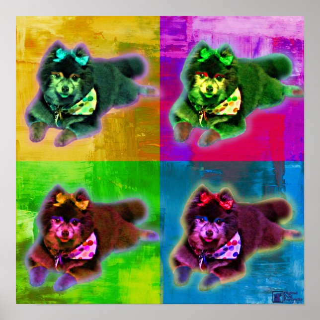 Pôster Pop Art of Toy Dog (Frente)