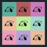 Pôster Pop Art Panda<br><div class="desc">Pop Art Panda</div>