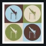 Pôster Pop Art Pole Vaulting<br><div class="desc">Pop Art Pole Vaulting. Adquira este design divertido com seu passatempo,  ocupação ou obsessão em t-shirts,  adesivos e muito mais. Eles também fazem presentes de excelente!</div>