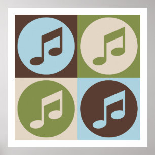 Pôster Pop Art Singing