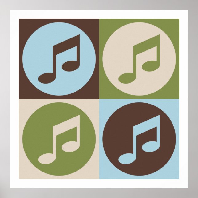 Pôster Pop Art Singing (Frente)