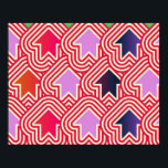 Poster Pop Art Srows Up Red Violet Blue<br><div class="desc">Pop Art Srows Up Red Violet Blue</div>