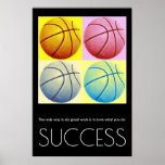 Poster Pop Art Success Motivational Basball Trendation<br><div class="desc">Esporte Pensado Digitalmente em Arte Editada - Impressão de Poster de basquete - Trabalho de arte de Estilo de BD Digital - Pop de Arte Universitária - Imagens de Computador - A única maneira de fazer o trabalho de excelente é amar o que você faz.</div>