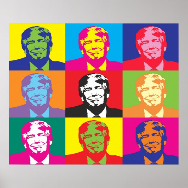 Poster Pop Art Trump (Frente)