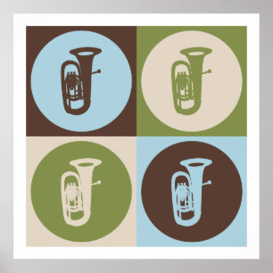 Pôster Pop Art Tuba