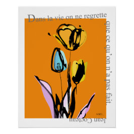 Pôster pop art -tulip-