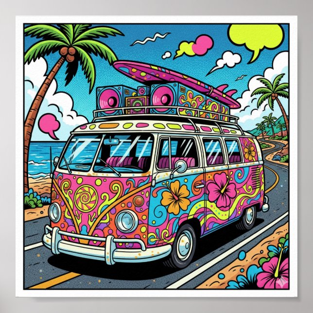 Poster Pop Art Van (Frente)