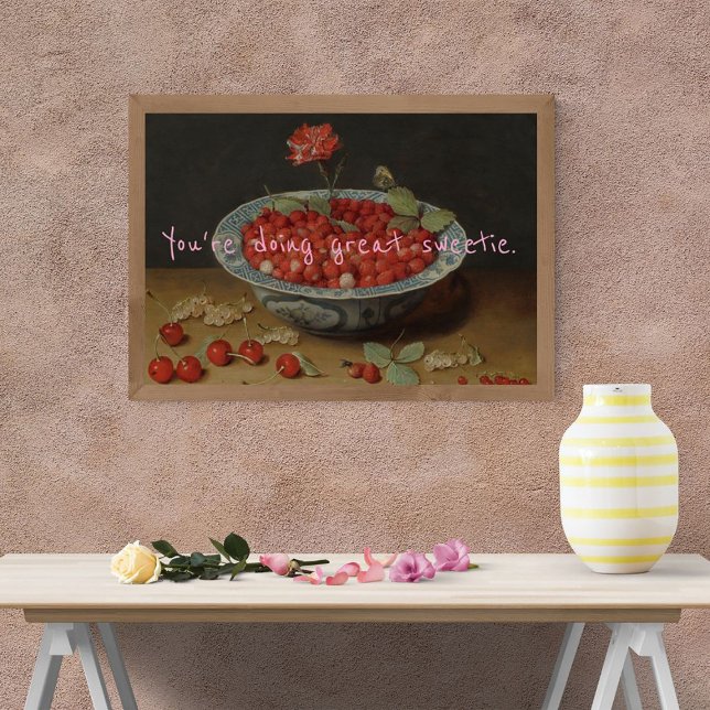 Pôster Pop Art Você está fazendo o Docinho Excelente Berr (Criador carregado)