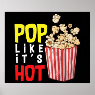 Poster Pop como a salmoura quente ou suor para você