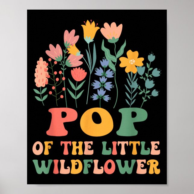 Poster Pop da Pequena Flor Silvestre Ba (Frente)